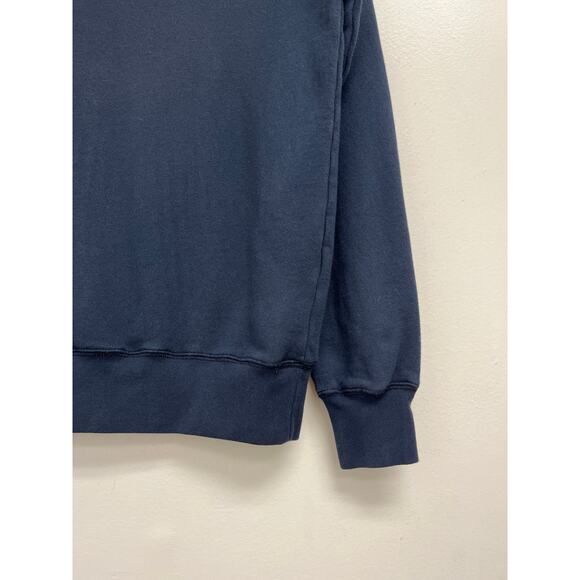 La Paz Cunha Logo Organic Cotton Anchor Nautical Coastal Raglan Sweatshirt XS - Picture 7 of 10